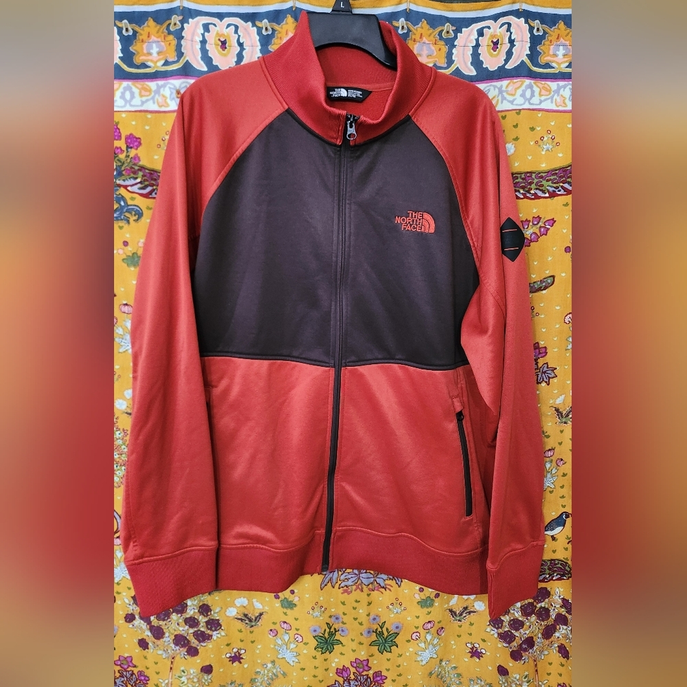 The north face zip up track jacket